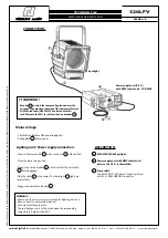 Preview for 7 page of Robert Juliat CIN'K 326 LFV Manual