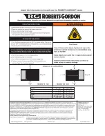 Preview for 70 page of Roberts Gorden Combat UHD-Series Installation, Operation & Service Manual