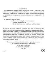 Preview for 28 page of Roberts R9942 Operating Instructions Manual