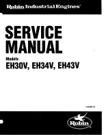 Robin EH30V Service Manual preview