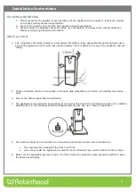 Preview for 4 page of ROBINHOOD RHVFF332X Installation And Operating Instructions Manual