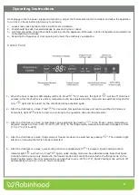 Preview for 8 page of ROBINHOOD RHVFF332X Installation And Operating Instructions Manual