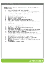 Preview for 3 page of ROBINHOOD RWD3CL6SSDC Installation And Operating Instructions Manual