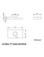 Preview for 1 page of ROBLIN ALTIMA 77 SANS MOTEUR Dimensions