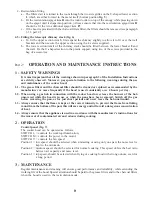 Preview for 5 page of ROBLIN Dune Murale 900 Operating Instructions Manual