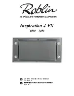 ROBLIN Inspiration 4 FX 1000 Instructions For Use And Installation preview