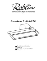 ROBLIN Premium 2 610-910 Instructions For Use And Installation preview