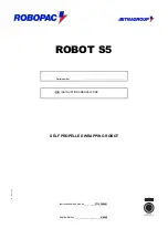 Robopac AETNAGROUP ROBOT S5 Manual preview