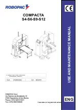 Robopac Compacta S4 Use And Maintenance Manual preview