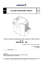 Preview for 1 page of Robopac SPIROR DR Use And Maintenance Manual