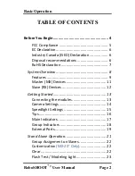 Preview for 3 page of RoboSHOOT MX-20, MX-15, RX-20, ad RX-15 User Manual