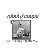 Robot Coupe R 402 User Manual preview