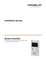 Robur K18 Simplygas Installation Manual preview