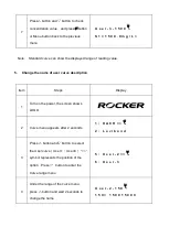 Preview for 14 page of Rocker 198200-01 Manual