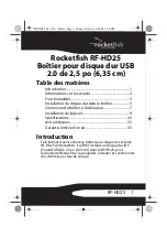 Preview for 3 page of RocketFish RF-HD25 (French) Manual De L'Utilisateur