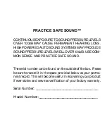 Preview for 3 page of Rockford Fosgate AudioPhile 2X-4 Owner'S Manual