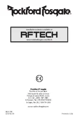 Preview for 10 page of Rockford Fosgate P310D2 Operation Manual