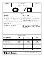 Preview for 2 page of Rockford Fosgate PUNCH RFT4061 Installation & Operation Manual