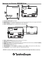 Preview for 2 page of Rockford Fosgate SYMMETRY EPX2 Quick Start Manual