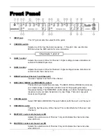 Preview for 3 page of Rocktron Vendetta User Manual