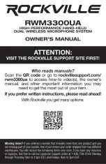 Rockville RWM3300UA Owner'S Manual preview