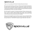 Preview for 2 page of Rockville RWM4100VH User Manual