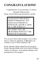 Preview for 27 page of Rocky Mountain The Judge 2.0 Owner'S Manual