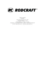 Preview for 14 page of RODCRAFT RC2403Xi Instruction Manual/Safety Instruction