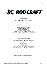 Preview for 9 page of RODCRAFT RC8006 Operation Manual