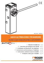 Preview for 1 page of Roger Technology AG Series Instruction And Warnings For The Installer