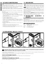 Preview for 22 page of Roger Technology BIONIK8 Instruction And Warnings For The Installer