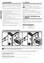 Preview for 40 page of Roger Technology BIONIK8 Instruction And Warnings For The Installer