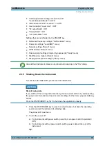 Preview for 47 page of Rohde & Schwarz 1141.2005.02 Quick Start Manual