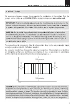 Preview for 9 page of Rointe BRI1100RADC Installation And User Manual