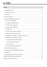 Preview for 4 page of Rointe KRN1100RADC3 Installation And User Manual