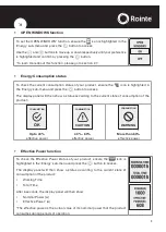 Preview for 9 page of Rointe KYROS KRI0330RAD3 Instruction Manual