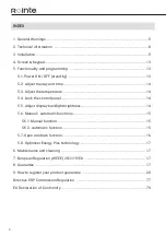 Preview for 4 page of Rointe SRN1100RADC2 Installation And User Manual