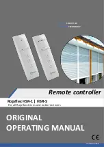 rojaflex HSR-1 Operating Manual preview