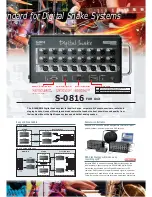 Preview for 3 page of Roland Digital Snake S-0816 Brochure