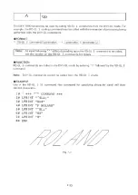 Preview for 43 page of Roland DXY-1100 Command Reference Manual