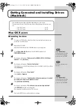 Preview for 31 page of Roland Edirol PCR-1 Owner'S Manual