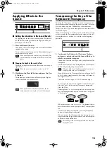 Preview for 17 page of Roland HP102e Owner'S Manual