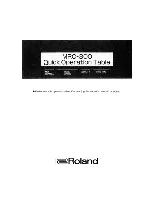 Preview for 165 page of Roland MC-300 Applications Manual