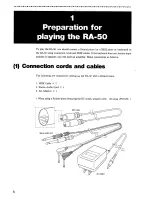 Preview for 8 page of Roland RA-50 Owner'S Manual