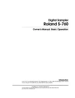 Preview for 217 page of Roland S-760 Owner'S Manual