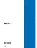 Preview for 134 page of Roland SP-300i User Manual