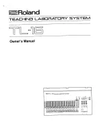 Preview for 1 page of Roland TL-16 Owner'S Manual