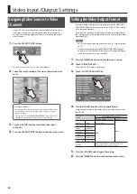 Preview for 20 page of Roland VR-3EX Owner'S Manual