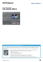 Roland VR-50HD MK II Reference Manual preview