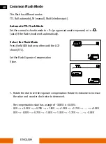 Preview for 14 page of Rollei Flash Unit 58F Instructions Manual